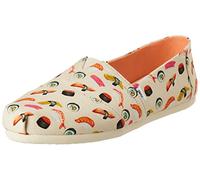 TOMS Damen Alpargata Print Flache Slipper, Sushi Natur, 36