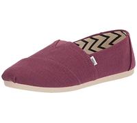 TOMS Damen Alpargata Recycled Cotton Canvas Flacher Slipper, Dark Plum, 36 EU