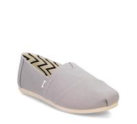 TOMS Damen Alpargata Flacher Slipper, Drizzle Grey Wide Recycled Cotton Canvas, 45 EU Weit