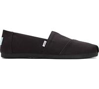 TOMS Damen Alpargata Wide Flacher Slipper, Black Black Wide Recycled Cotton Canvas, 38.5 EU Weit