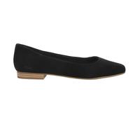 TOMS Damen Briella Ballerinas, Schwarze Velourslederoptik, 42.5 EU