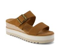 TOMS Damen Diana Mule Schnalle Espadrille Keilsandalen, Mittelbraun, 9.5