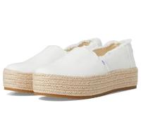 Toms Shoes Schuhe Valencia Plattform weißes Canvas