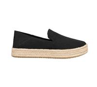 TOMS Damen Espadrilles - Carolina 10020990 - Black Heavy Twill, Größe:37.5 EU