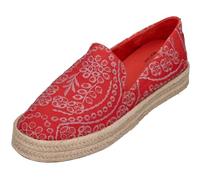 TOMS Damen Espadrilles - Carolina 10021871 - Flame Botanical Eyelet, Größe:42 EU