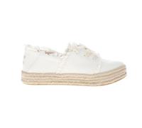 TOMS Damen Espadrilles - Carolina LACE UP 10021879- White Beachside, Größe:37 EU