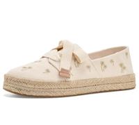 TOMS Damen Espadrilles Carolina LACE UP 10023585 metallic Palm Trees, Größe:41 EU