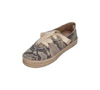 Espadrille TOMS "TOMS Halbschuhe Leder", Damen, Gr. 41, taupe, Leder, Schuhe Espadrille (56285932-41) taupe