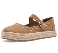TOMS Damen Espadrilles Carolina Mary Jane 10023591 Toffee Microsuede, Größe:39 EU