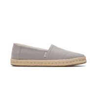 Toms Alpargata Rope 2.0 drizzle grey recycled cotton slubby 37.5