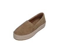 TOMS Damen Espadrilles Valencia 10023601 Toffee Suede Studs