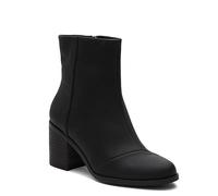 TOMS Damen Evelyn Halblange Stiefel, Schwarzes Leder, 38.5 EU