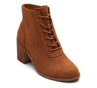 TOMS Damen Evelyn Schnürschuh Stiefelette, Braun-Tan Suede, 43.5 EU