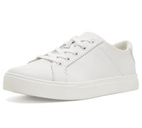 Toms Damen Kameron Lace Up Sneaker, Weißes Leder, 38.5 EU