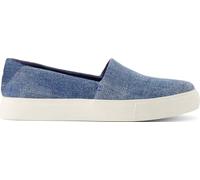 TOMS Damen Kameron Slip on Sneaker, Dark Sky Textured Denim, 36.5 EU