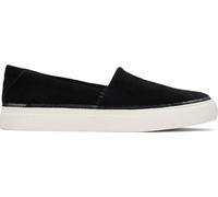 TOMS Kameron Sneaker für Damen, Schwarze Velourslederoptik, 38 EU