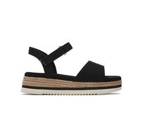 TOMS Damen Keilsandalen Komfort Textil Sommermode Umweltfreundlich mit OrthoLite Einlegesohle und Rutschfester Außensohle