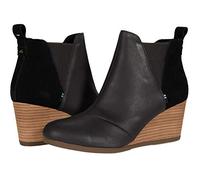 TOMS Damen Kelsey Pumps, Schwarzes Leder/Wildleder, 37.5 EU