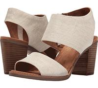 TOMS Damen majorca cutout Sandalen mit Absatz, Natur, 39 EU