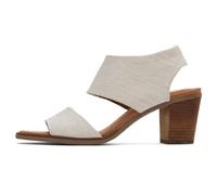 Toms Shoes Damen Sandalen Majorca Cutout mit Absatz Natur 42.5 EU