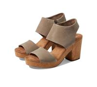 TOMS Damen Majorca Plateau-Sandalen mit Absatz, Dune Suede, 42 EU
