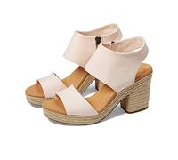TOMS Damen Majorca Plateau-Sandalen mit Absatz, Dusty Peach, 41 EU
