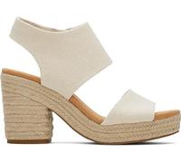 TOMS Damen Majorca Platform Sandale mit Absatz, Natural, 40 EU