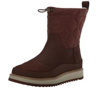 TOMS Damen Makenna Schneestiefel, Chestnut Leather and Ridged, 39 EU