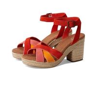 TOMS Damen Mallorca Riemchen, flame, 7.5