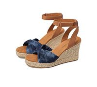 TOMS Damen MariselaWedge Sandalen, navy, 36 EU