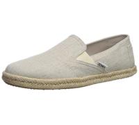 TOMS Damen Redondo Flacher Slipper, Natural Crosshatch Jacquard, 39 EU