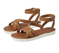TOMS Damen RoryFlat Sandalen, Hellbraunes Wildleder, 35.5 EU