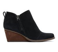 TOMS Damen Rylie Stiefelette, Schwarze Velourslederoptik, 37 EU