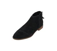 TOMS Damen Rylie Stiefelette, Schwarze Velourslederoptik, 41 EU