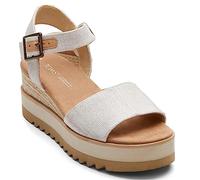 TOMS Damen Sandalen aus robustem Segeltuch, ultimativer Komfort mit OrthoLite Innensohle, verstellbarer Knöchelriemen, stilvoll und langlebig