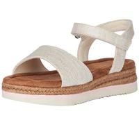 TOMS Mädchen Diana Keilsandale, Natürliche Garnfarbe, 37 EU