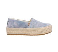 TOMS Damen Schlupfschuh Valencia Platform Espadrille Pastellblau Größe 42