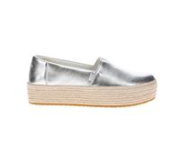 TOMS Valencia Plateau für Damen, Silberfarben metallisch, 36.5 EU