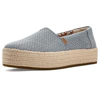 Toms Damen Valencia Plateau, Niagara Mist Chambray Dot, 39 EU