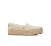Toms Damen Valencia Sneaker, Natural Undyed Metallic Linen Stripe, 40 EU