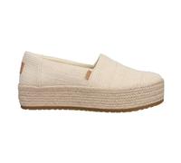 Toms Damen Valencia Sneaker, Natural Undyed Metallic Linen Stripe, 42.5 EU