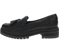 TOMS Damenschuhe Cara 10022591 gewebter Loafer Schwarz Größe 40 EU