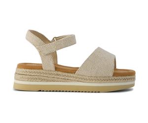 Toms Diana champagne glimmer slub canvas 34.5