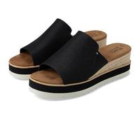 TOMS Diana Damen-Pantoletten, Schwarz, 8 Wide