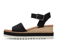 TOMS Diana Damen-Pantoletten | Verstellbare Knöchelschnalle, CloudBound Foam Comfort, leichte Seilzwischensohle, strukturierte EVA-Außensohle