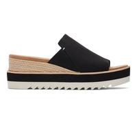 Toms Diana Mule black heavy canvas 38