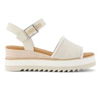 Keilsandalette TOMS "TOMS Sandalen Textil", Damen, Gr. 40, weiß, Textil, Schuhe (66156321-40) weiß