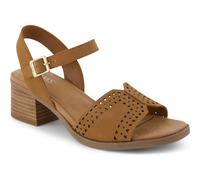 Toms Eloise brown sugar nubuck leather/perf 38