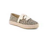 Toms Carolina Lace UP oatmeal small leopard spots 36