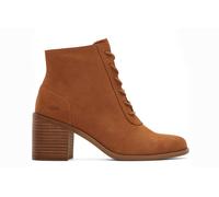 TOMS Damen Evelyn Schnürschuh Stiefelette, Braun-Tan Suede, 40 EU